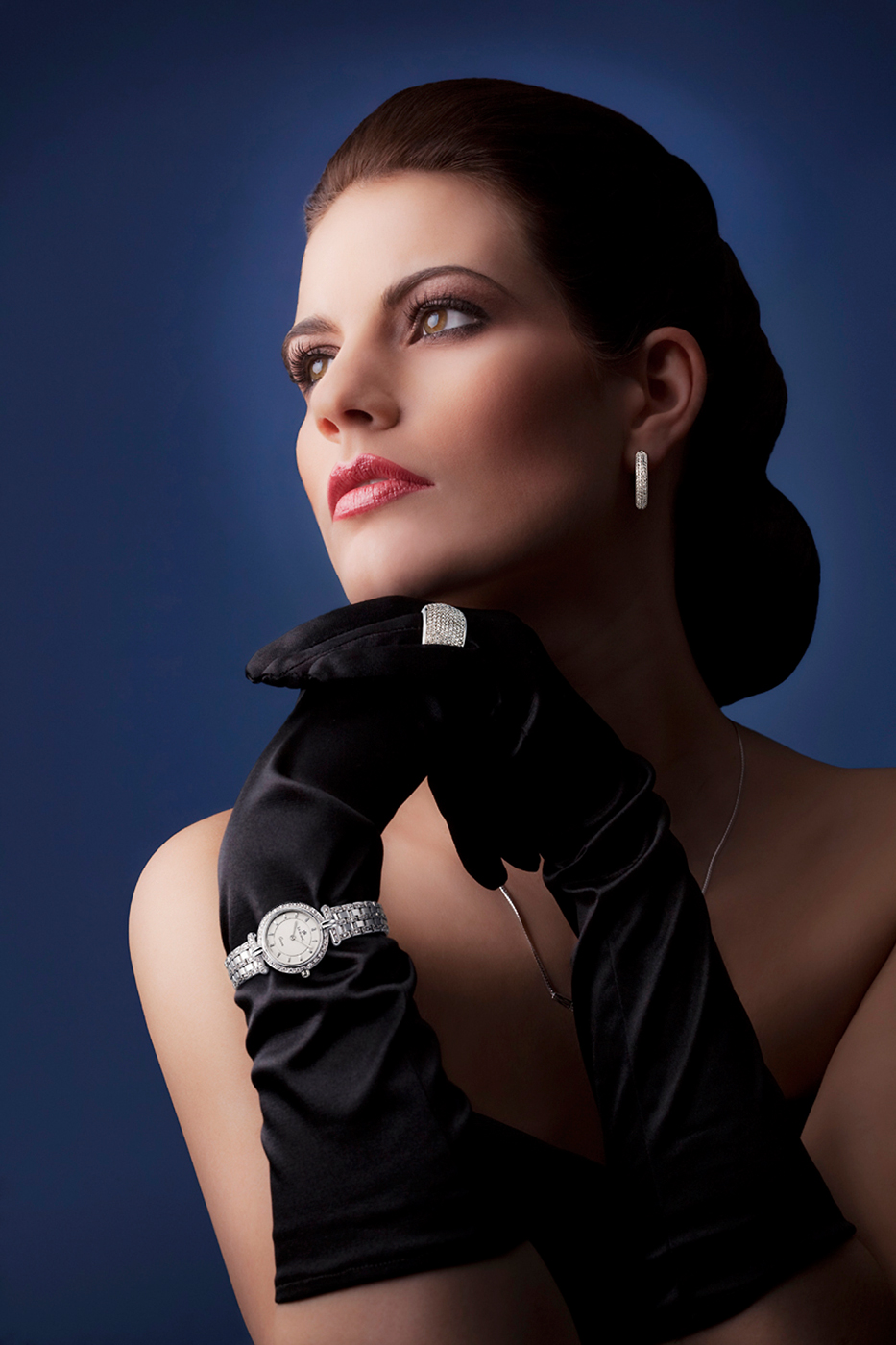 Schmuckfotografie für ein großes Banner für den Schmuckversender DIEMER.